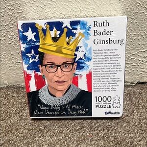Ruth Bader Ginsburg 1000 Piece Jigsaw Puzzle